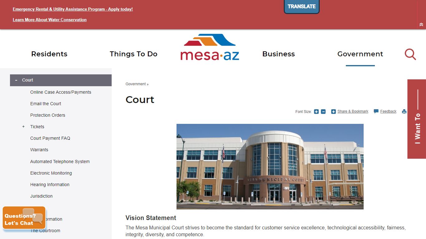 Court | City of Mesa